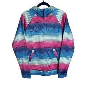Burton WB Peak Full Zip Hoodie size Medium Outdoors Hiking Adventure